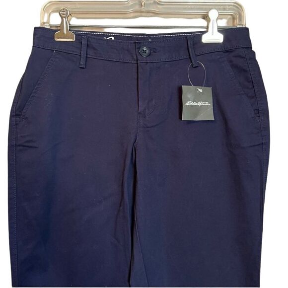 NWT! Eddie Bauer navy boyfriend fit pants‎ - Picture 2 of 12